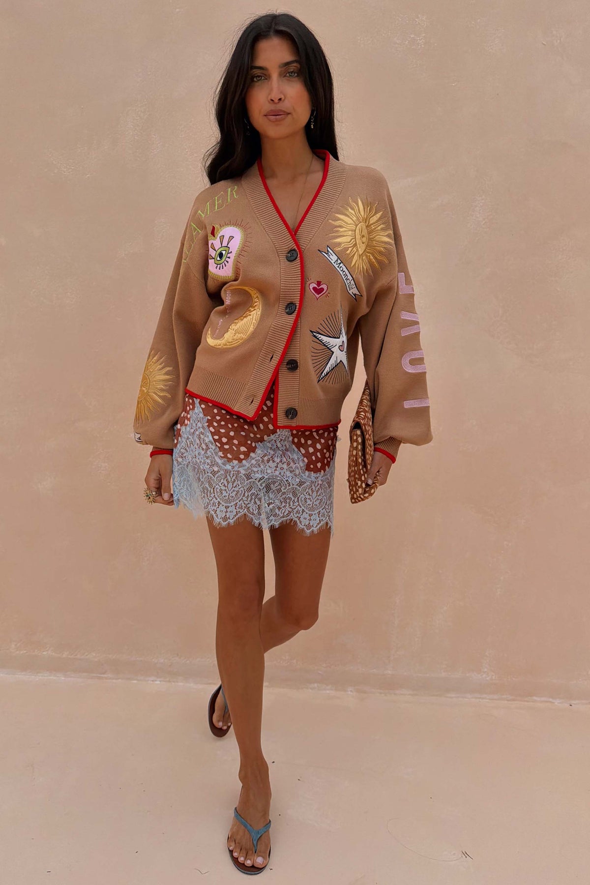 Camel Mystical Cardigan
