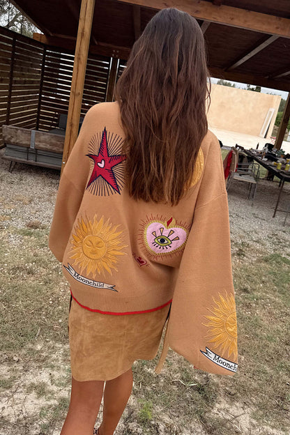 Camel Mystical Cardigan