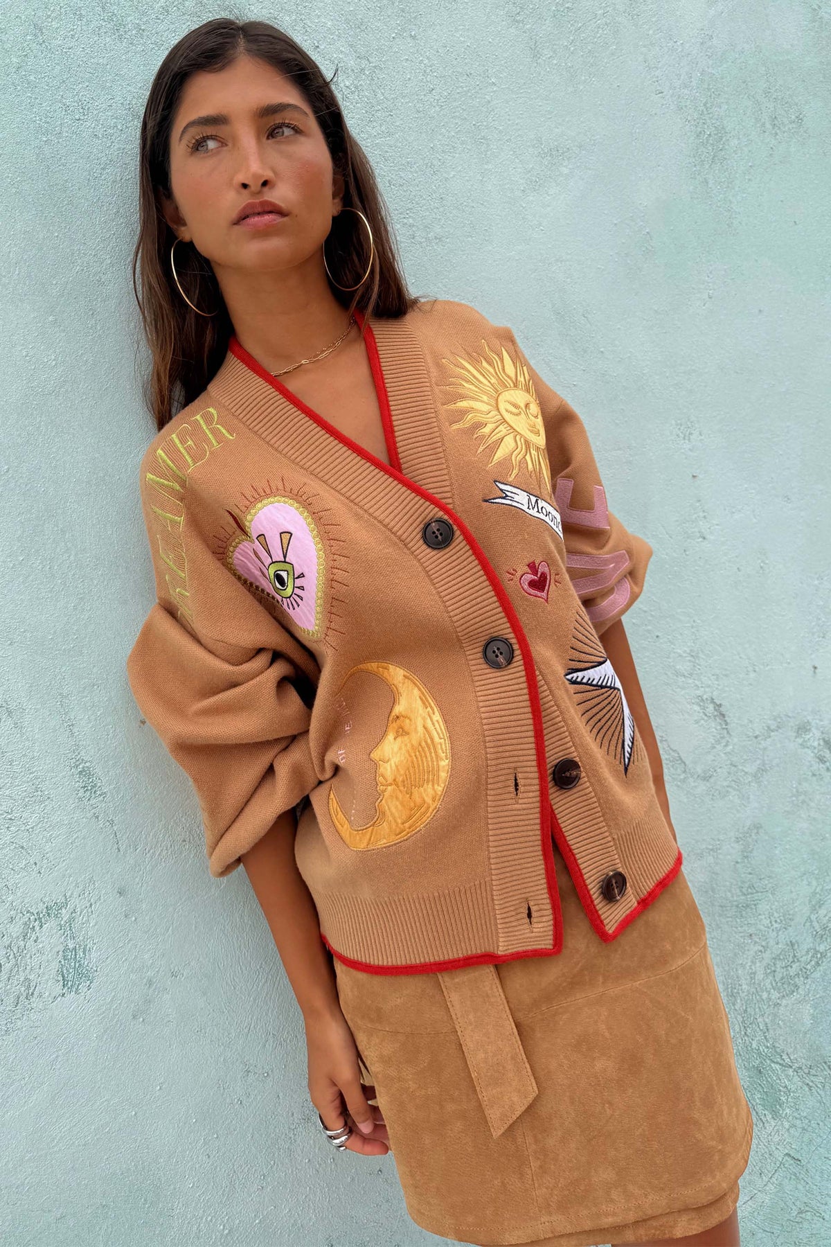 Camel Mystical Cardigan