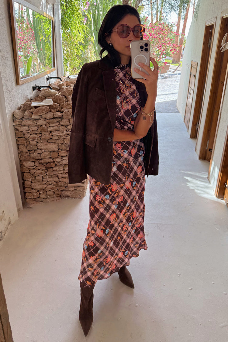Check Floral Lottie Skirt