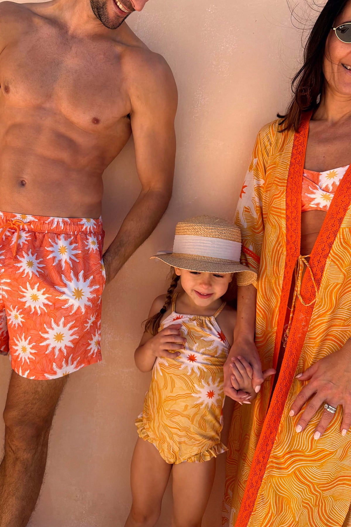 Girl's Yellow Sun Swimsuit