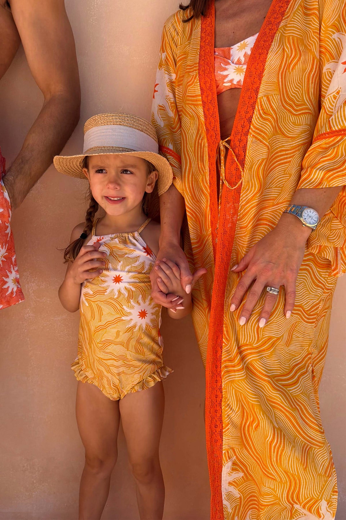 Girl's Yellow Sun Swimsuit