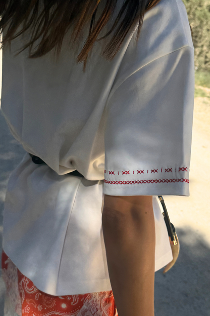White Cowboy Boot T-Shirt