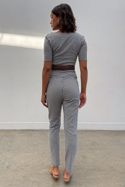 Gingham Trousers