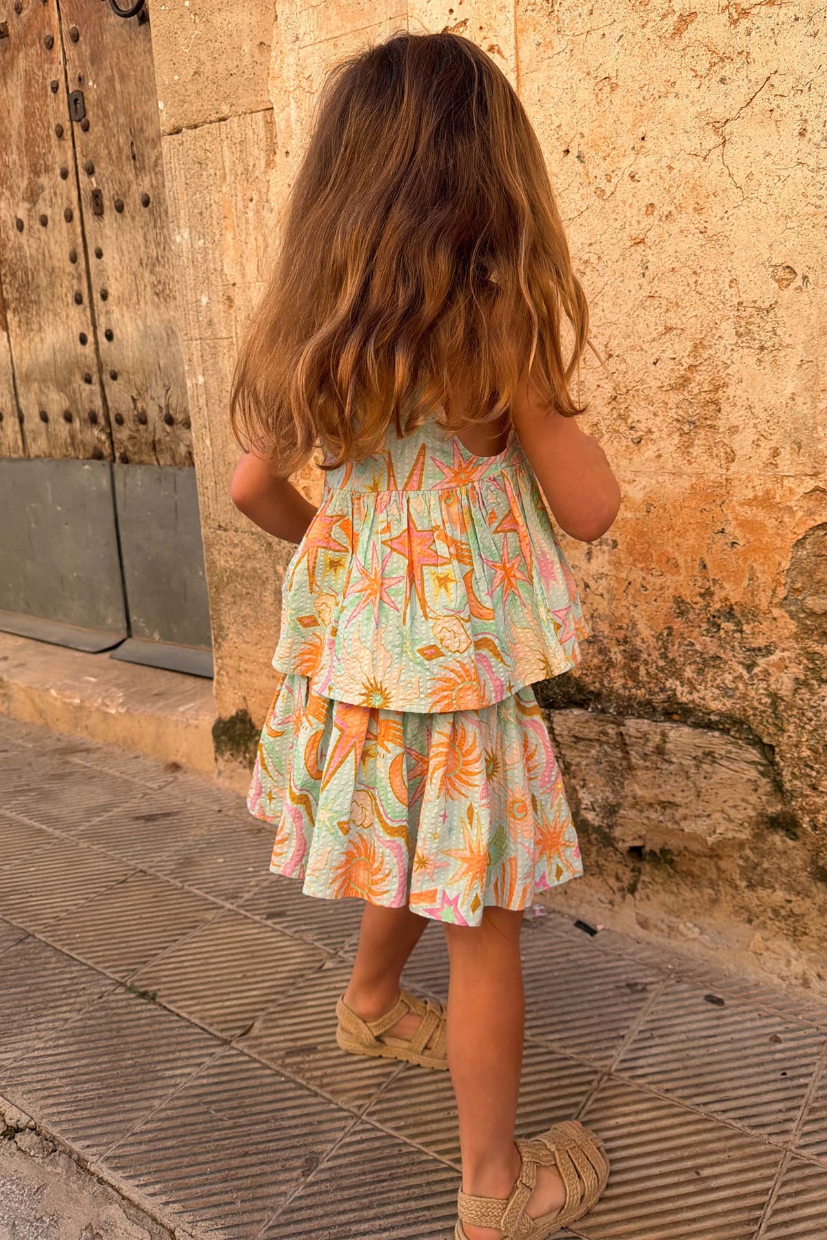Girl's Starburst Skirt Co-ord Set