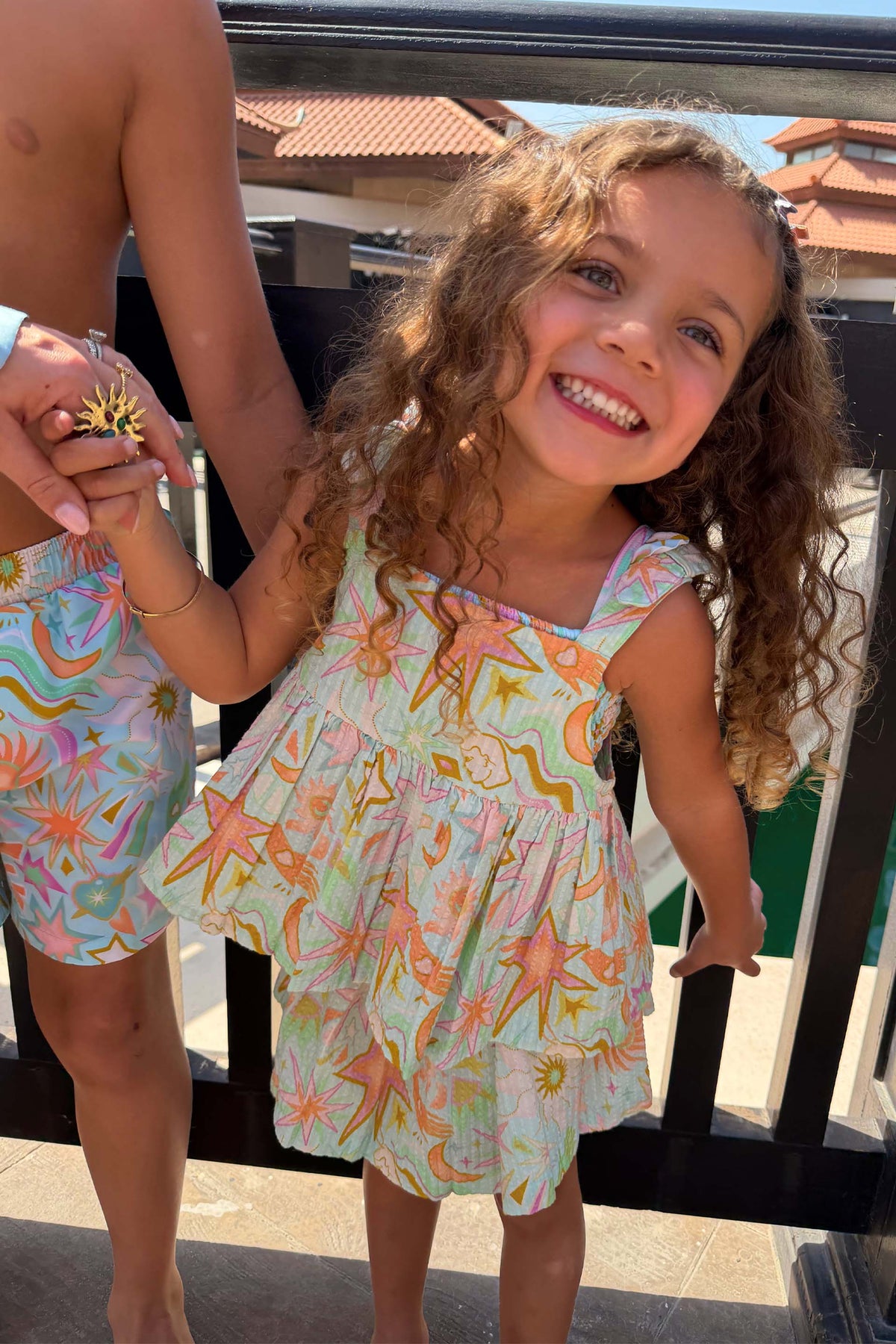 Girl's Starburst Skirt Co-ord Set