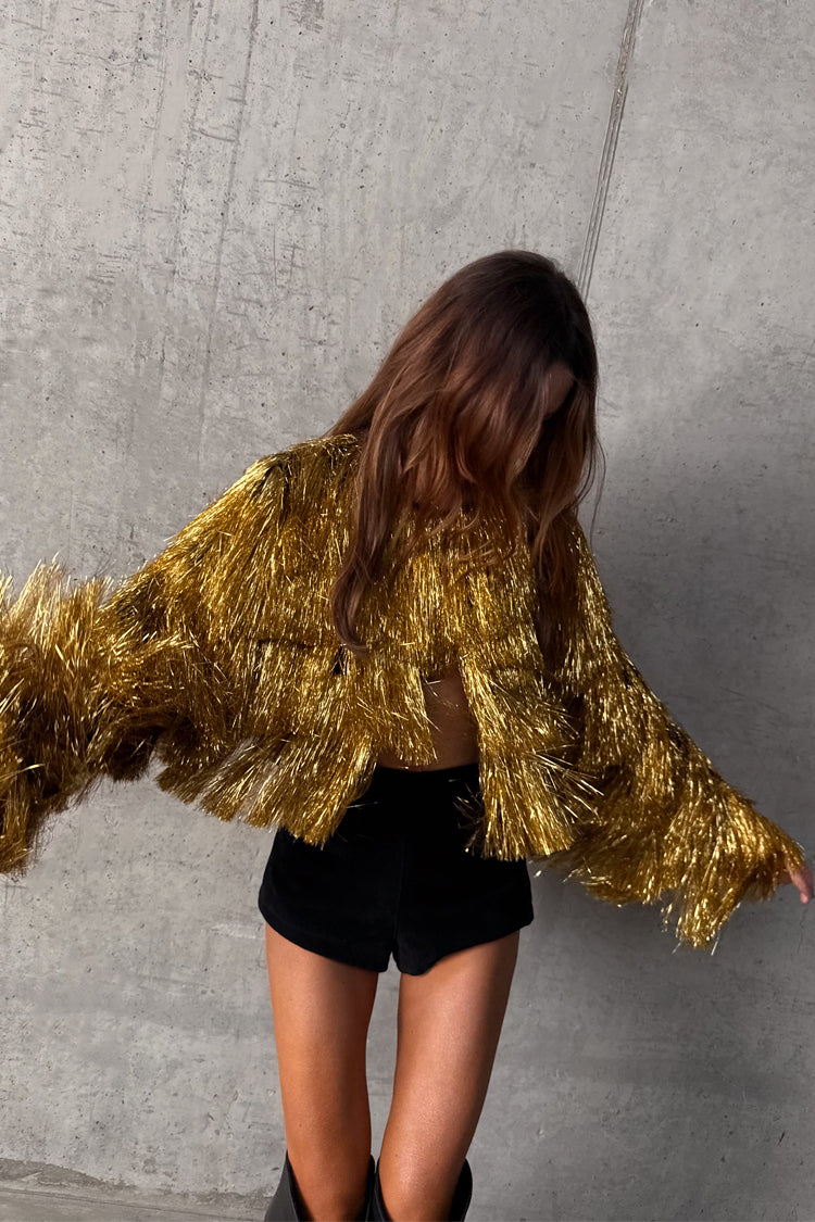 Gold Fringe Jacket