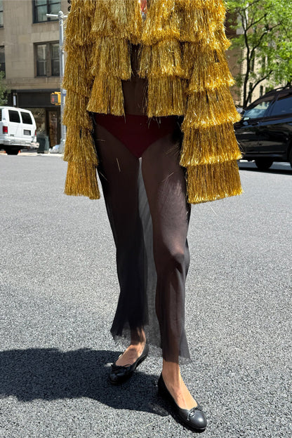 Gold Fringe Jacket