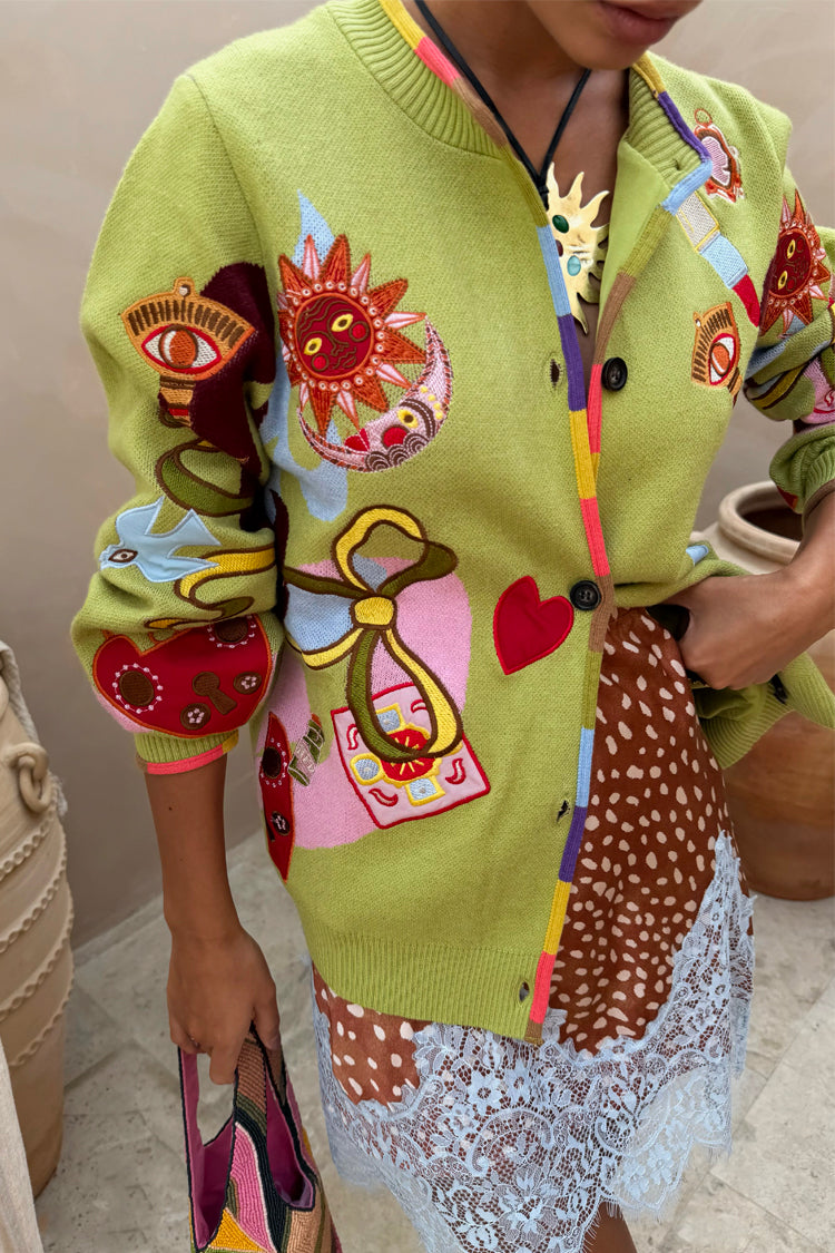 Green Enchanted Cardigan