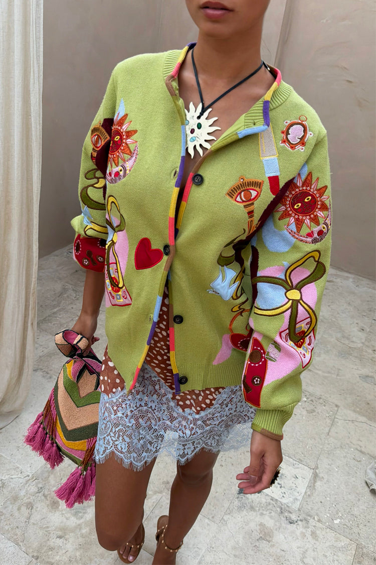 Green Enchanted Cardigan