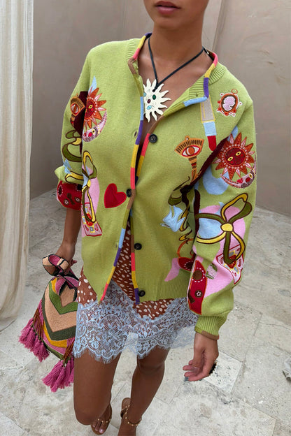 Green Enchanted Cardigan