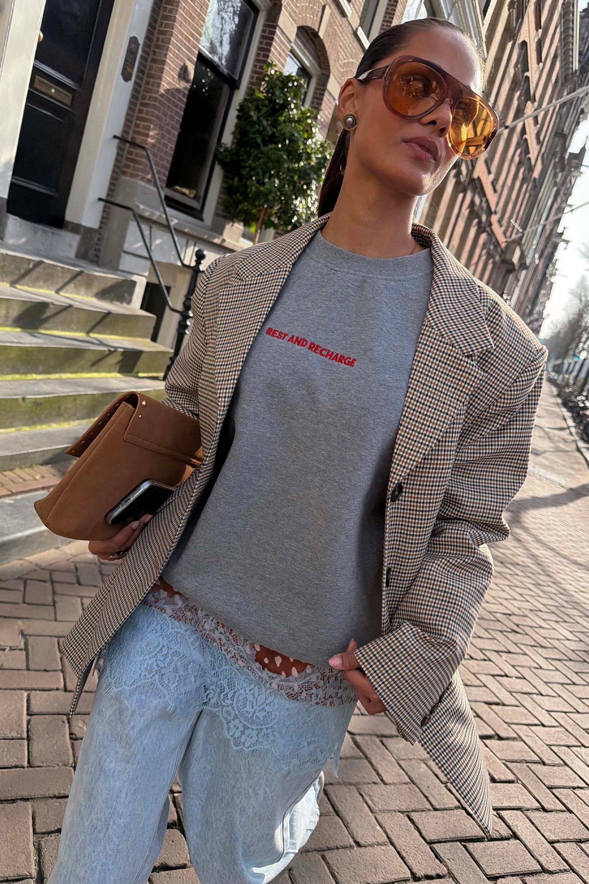 Grey Rest and Recharge Jumper
