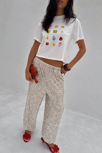 White Shell Ioana T Shirt