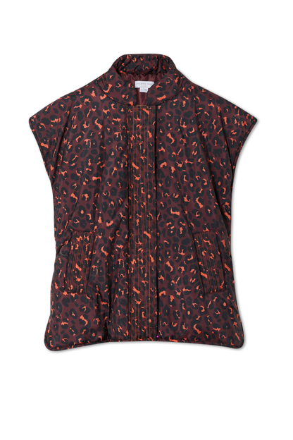 Dark Leopard Gilet
