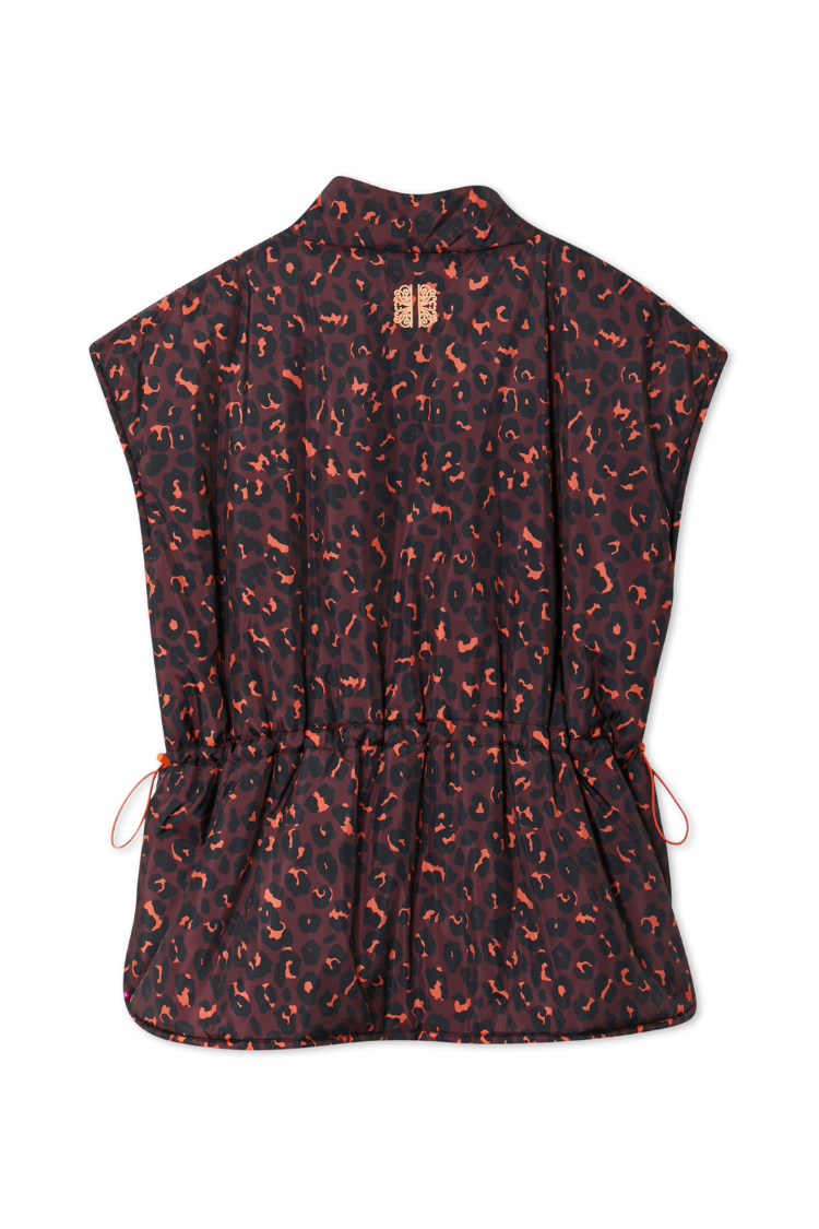 Dark Leopard Gilet