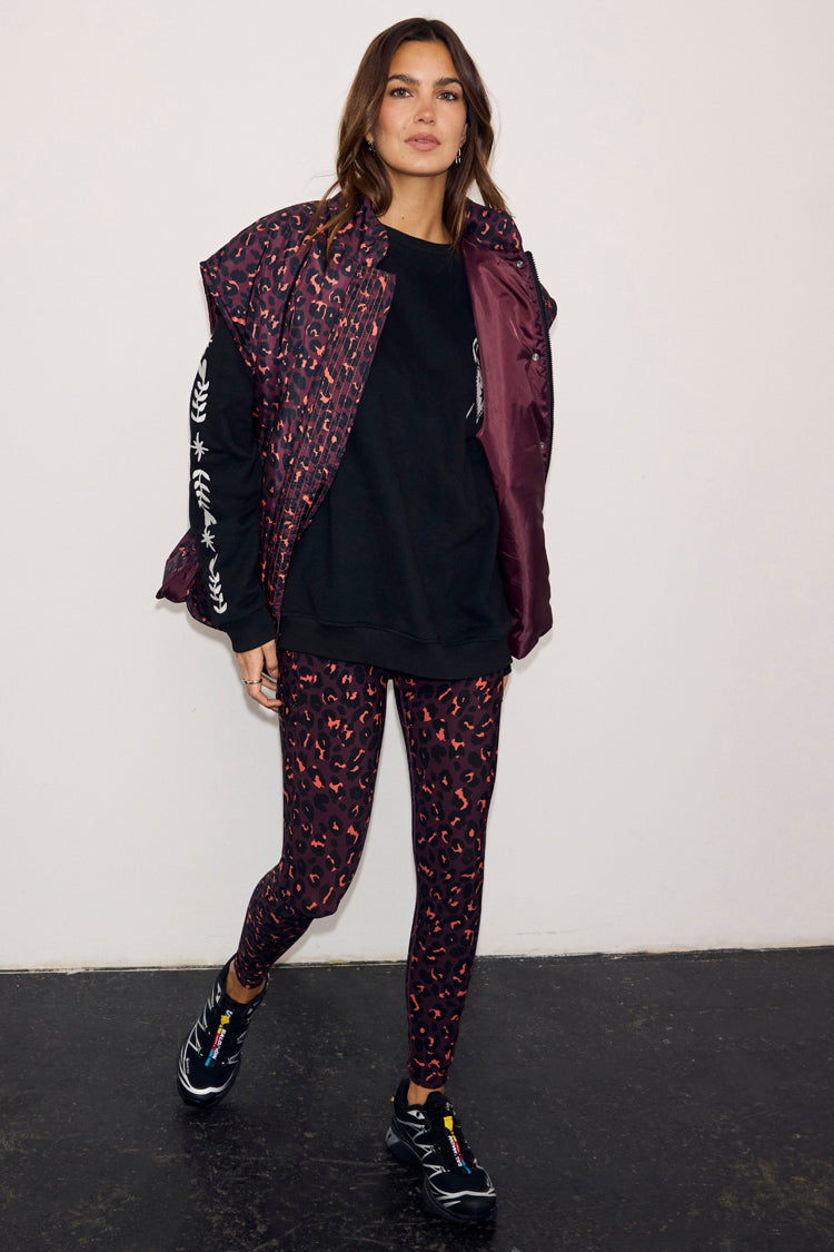Dark Leopard Leggings