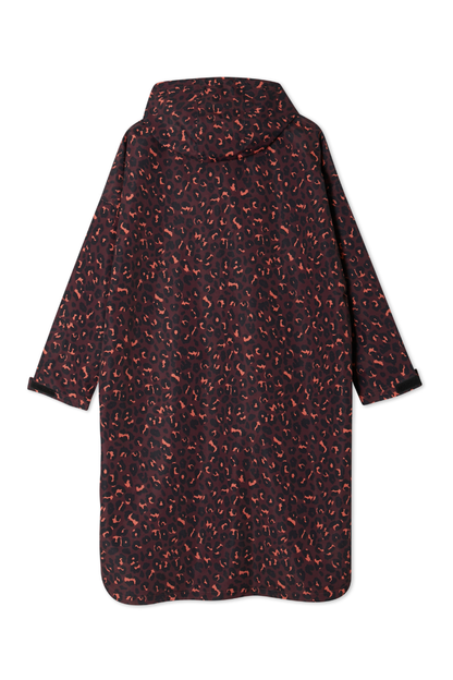 Dark Leopard Rain Mac