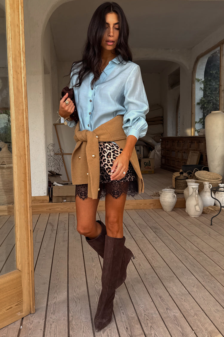 Leopard Lace Mini Maeva Skirt