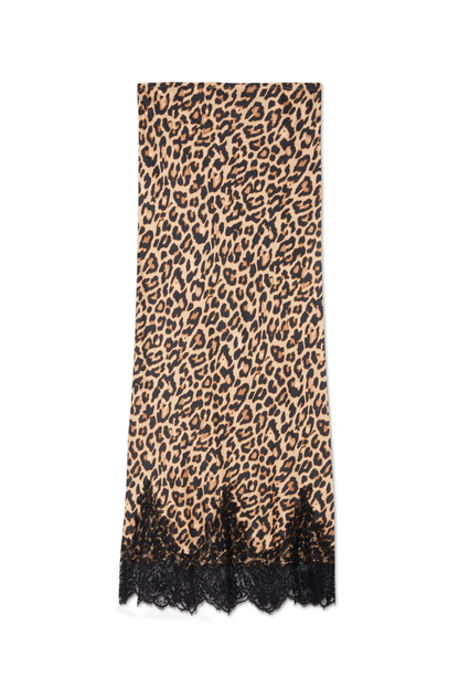 Leopard Lace Midi Maeva Skirt