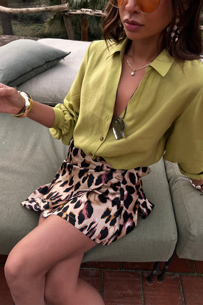 Leopard Mini Jaspre Skirt