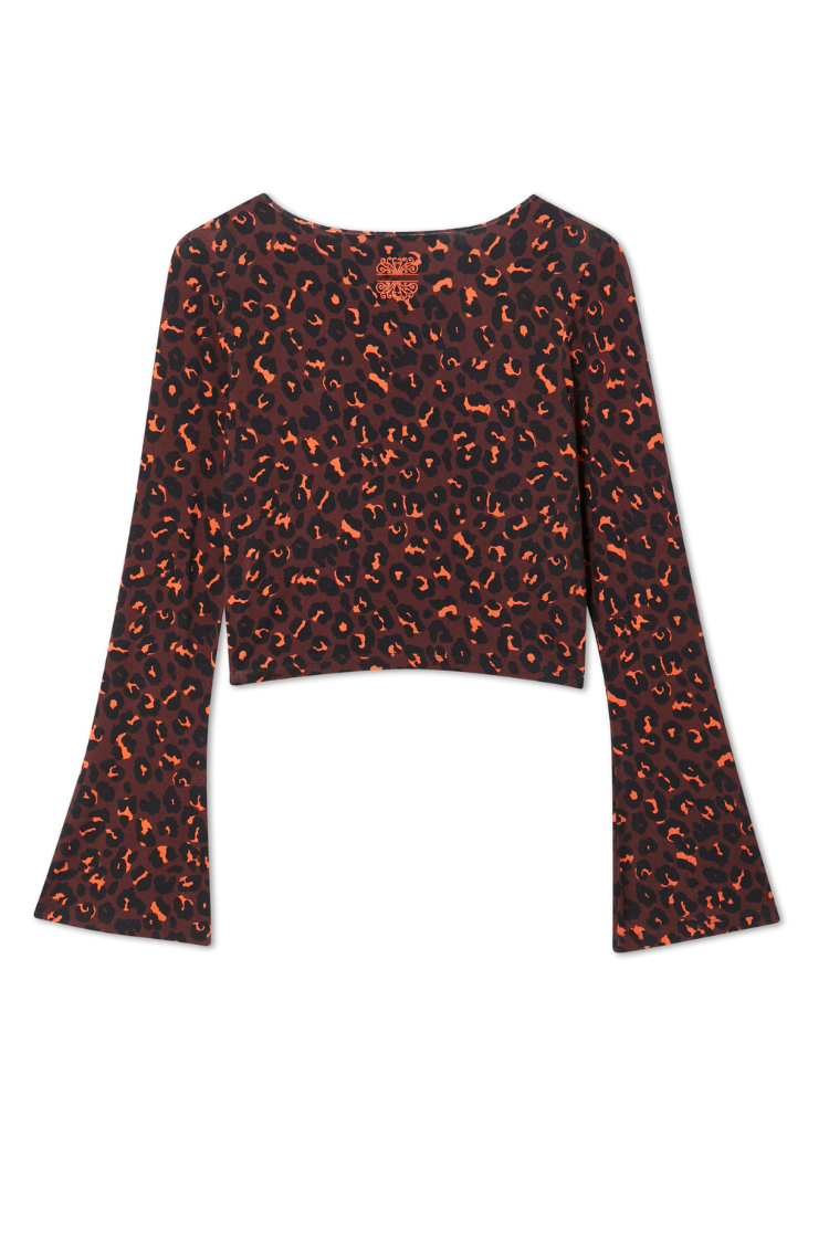 Dark Leopard Ballet Wrap