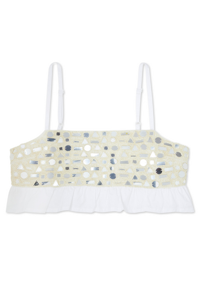 Cream Mirror Gabbi Top
