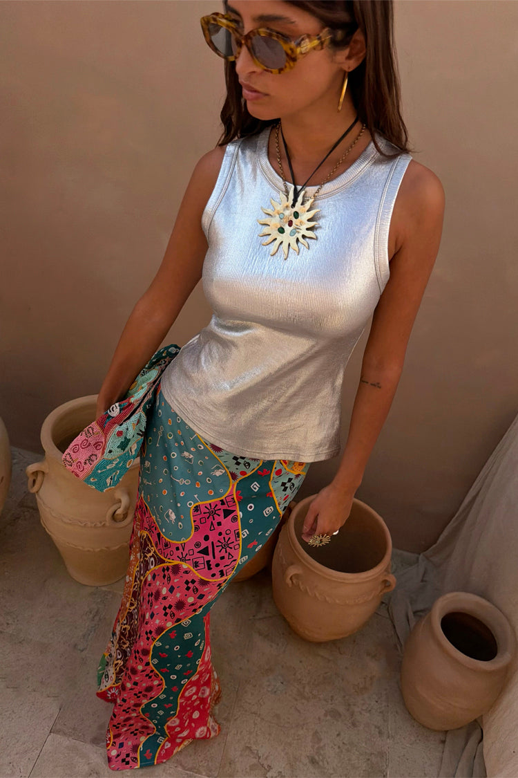 Pastel Morocco Dorris Skirt Petite