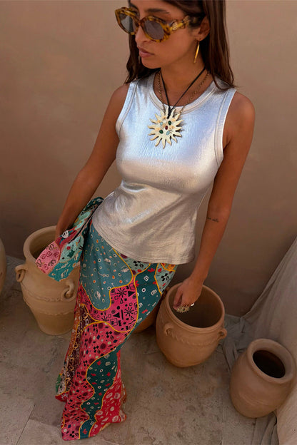 Pastel Morocco Dorris Skirt Petite