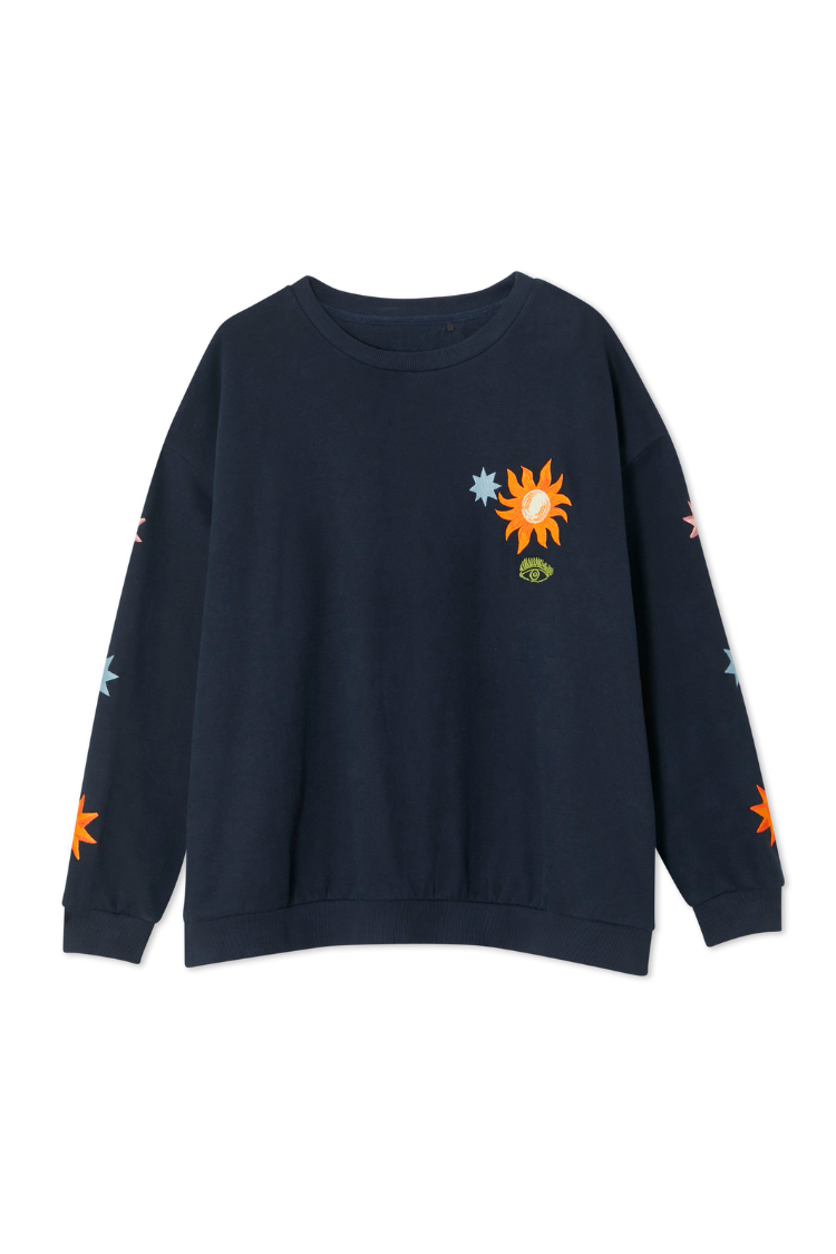 Kids Navy Charms Sweatshirt