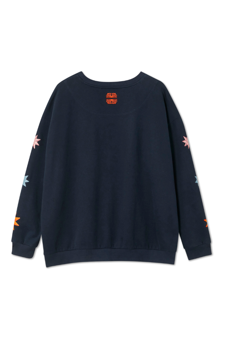 Kids Navy Charms Sweatshirt