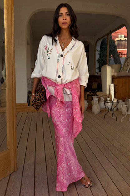 Pink Bandana Dorris Skirt