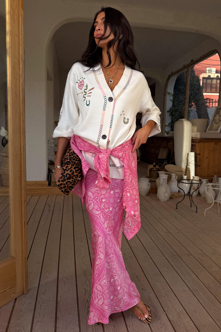 Pink Bandana Dorris Skirt