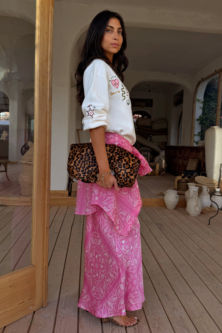 Pink Bandana Dorris Skirt