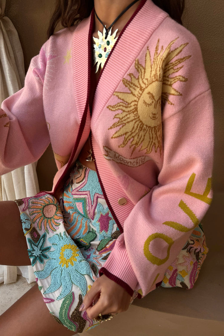 Pink Mystical Cardigan