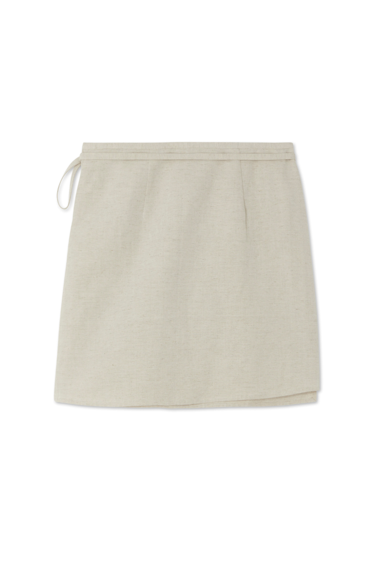 Raffia Wrap Skirt