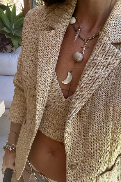 Raffia Cecilia Top