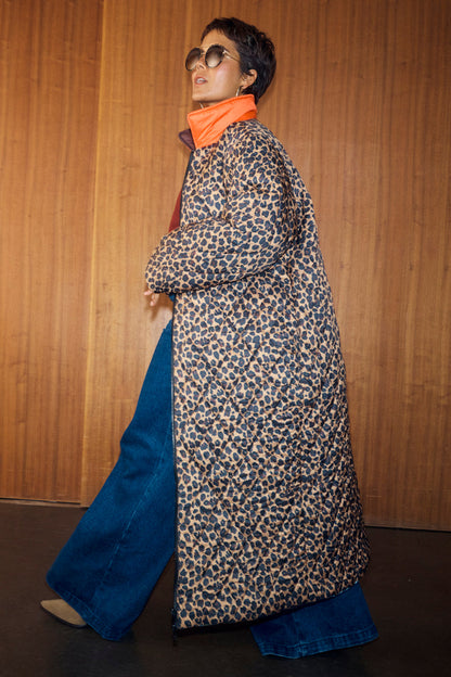 Navy Abstract Coat