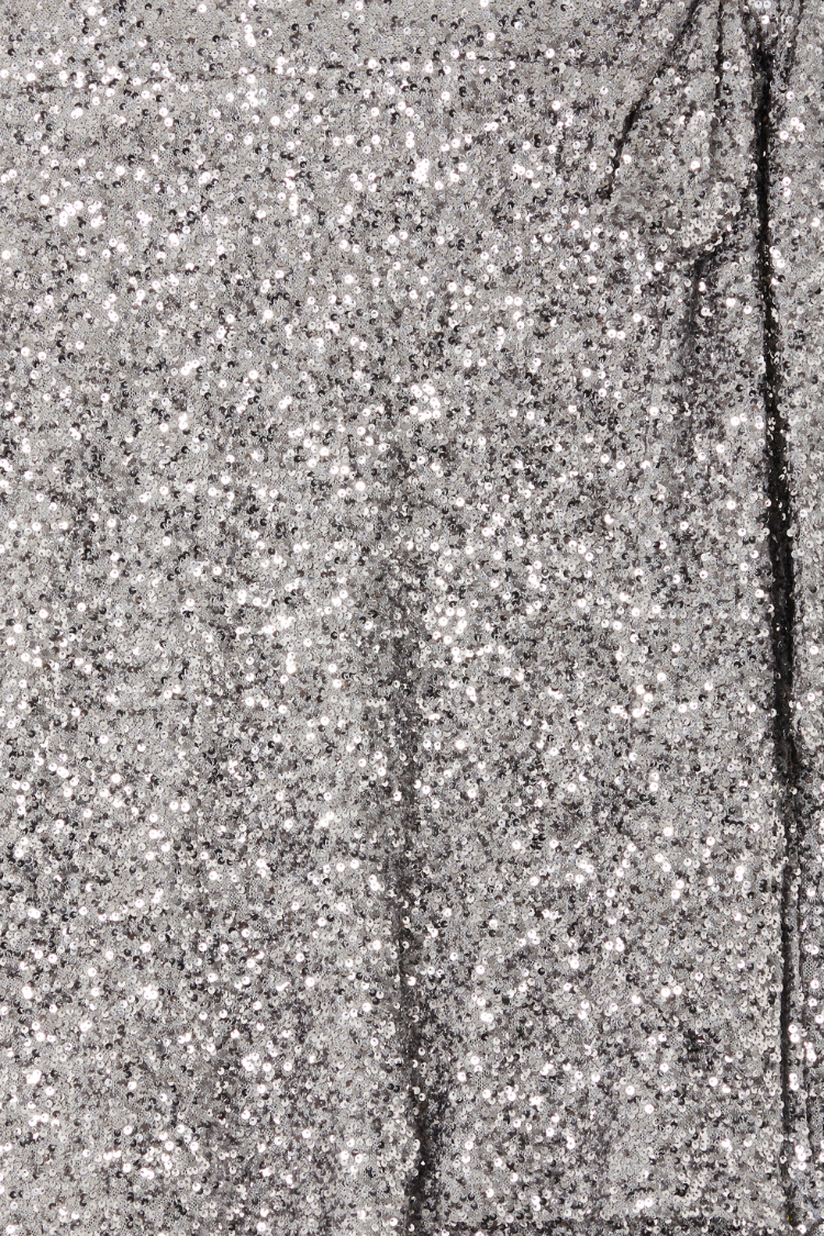 Gunmetal Sequin Mini Jaspre Skirt