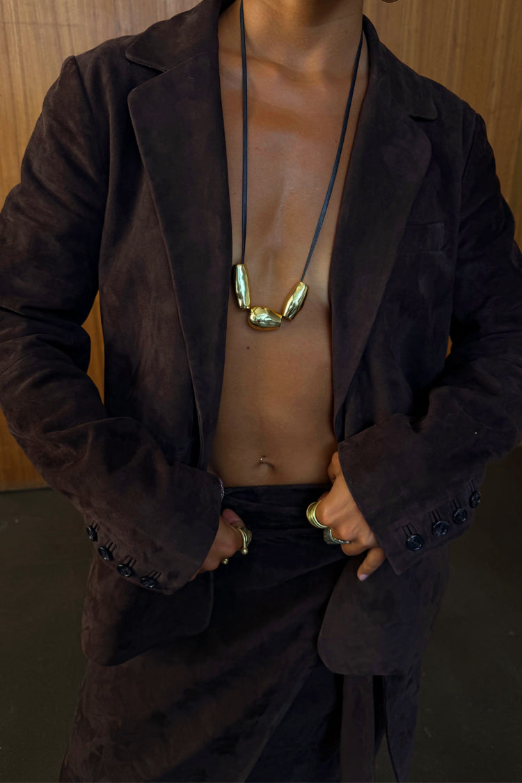 Chocolate Suede Jacket