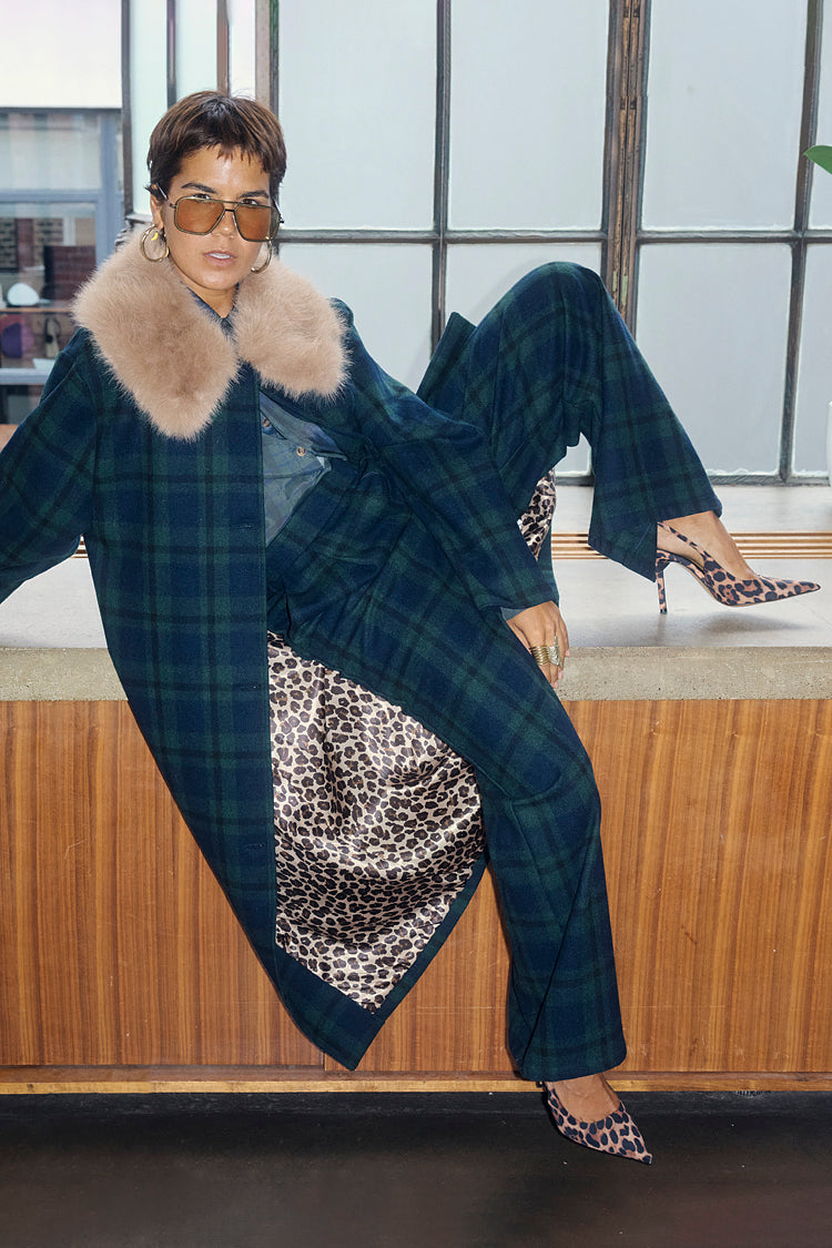 Blue Tartan Sophie Trousers