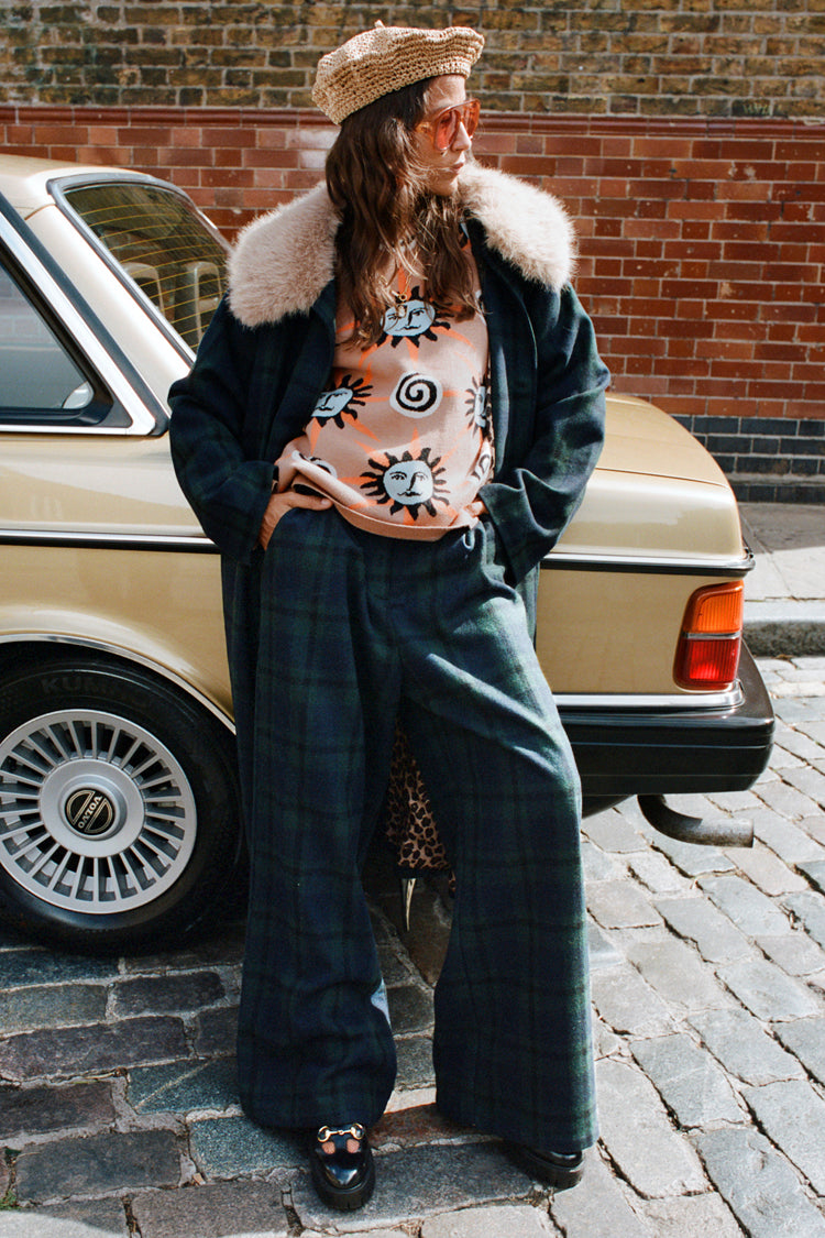 Blue Tartan Sophie Trousers