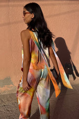Abstract Lily Top