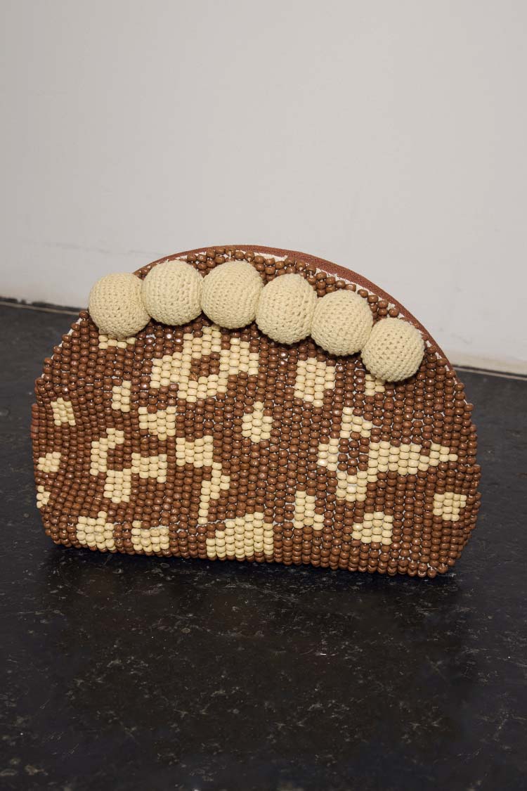Jaden Beaded Clutch Bag
