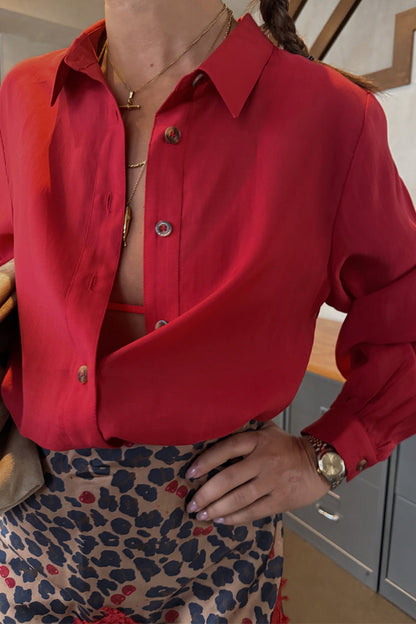 Cherry Red Miley Shirt