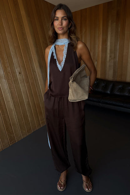 Chocolate Naomi Cargo Trousers