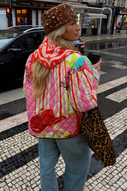 Pink Dallas Reversible Jacket