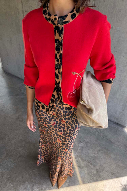 Cherry Holly Cardigan