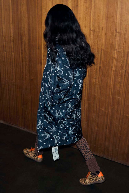 Mono Swallow Romance Reversible Coat