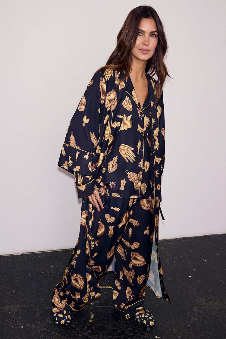 Deloris Satin Robe