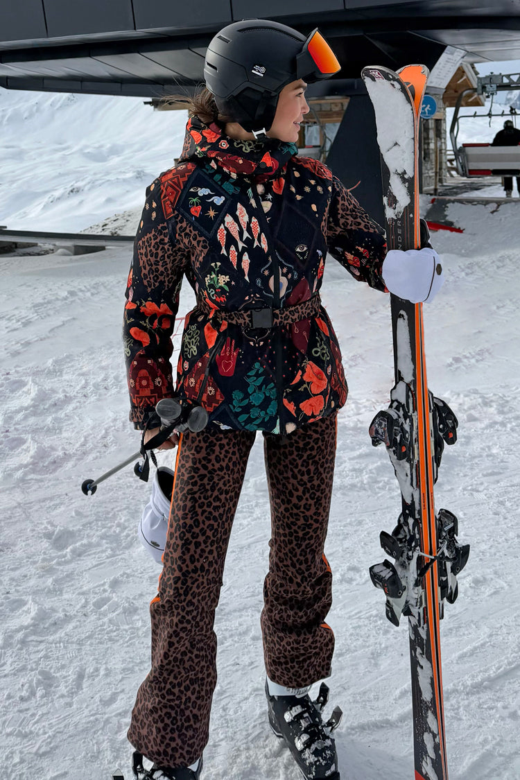 Leopard Ski Trousers